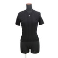 CHANEL CC Logo Short Sleeve Top Size 36 BlackP74721-K10701-94305 Cotton100%