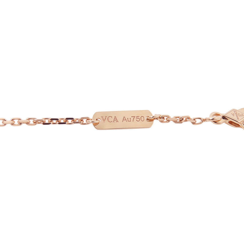 Van Cleef & Arpels Vintage Alhambra Necklace Holiday 2025 CollectionVCARPM0P00 18K Pink Gold