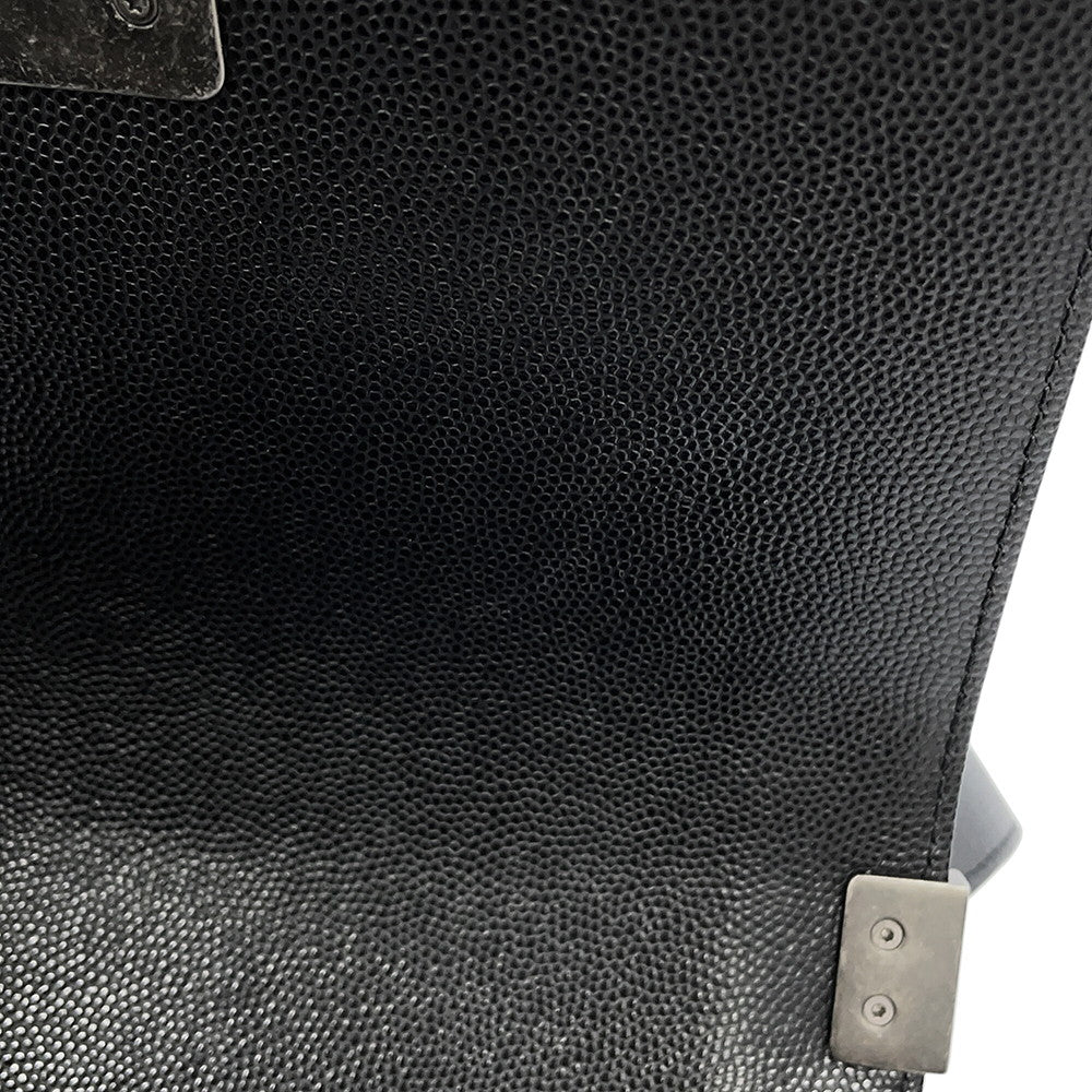 CHANEL Boy Chanel ChainShoulder Bag BlackA67085 Caviar Leather Size 20