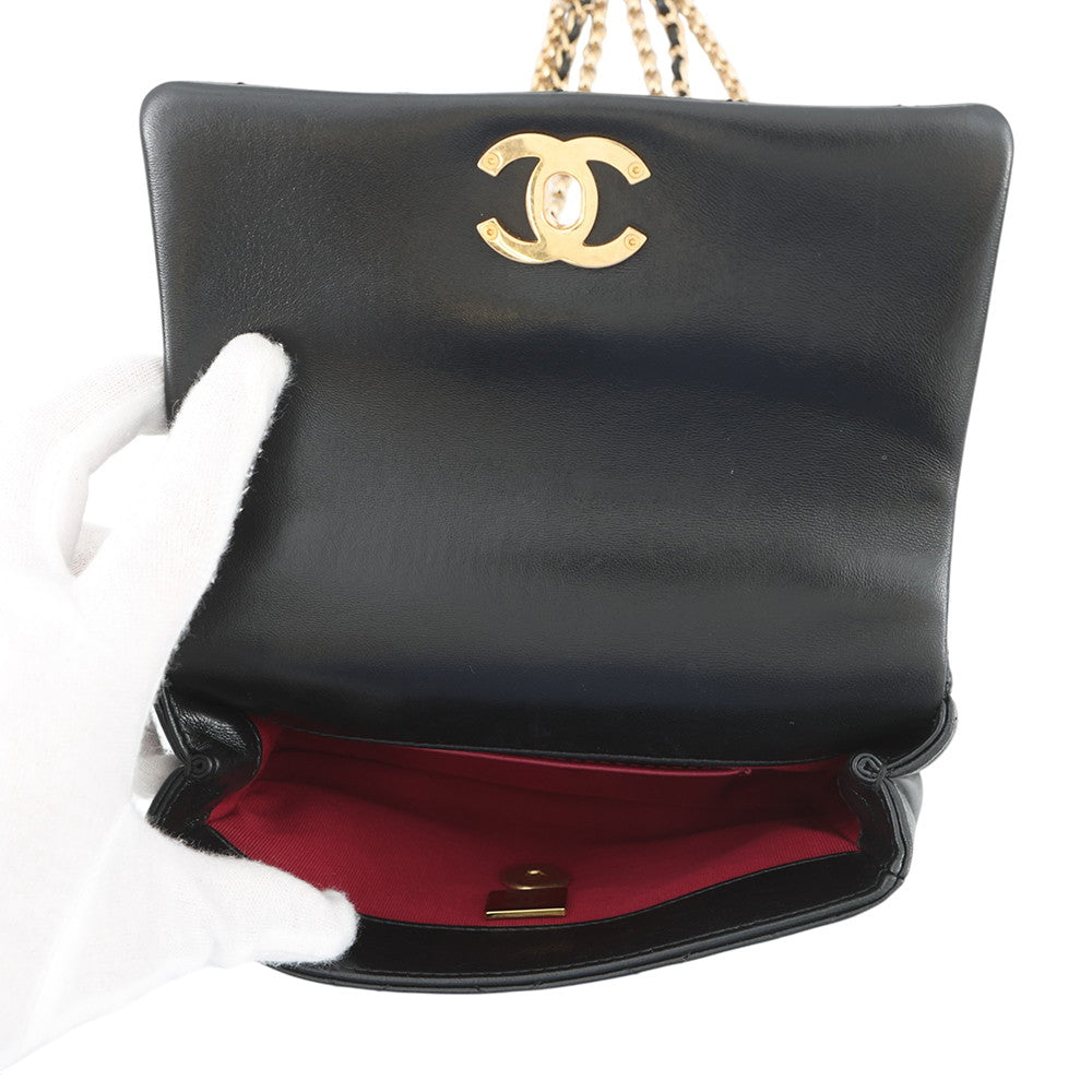 CHANEL Matelasse ChainShoulder BlackAS4972-B17320-94305 Lambskin Size Mini