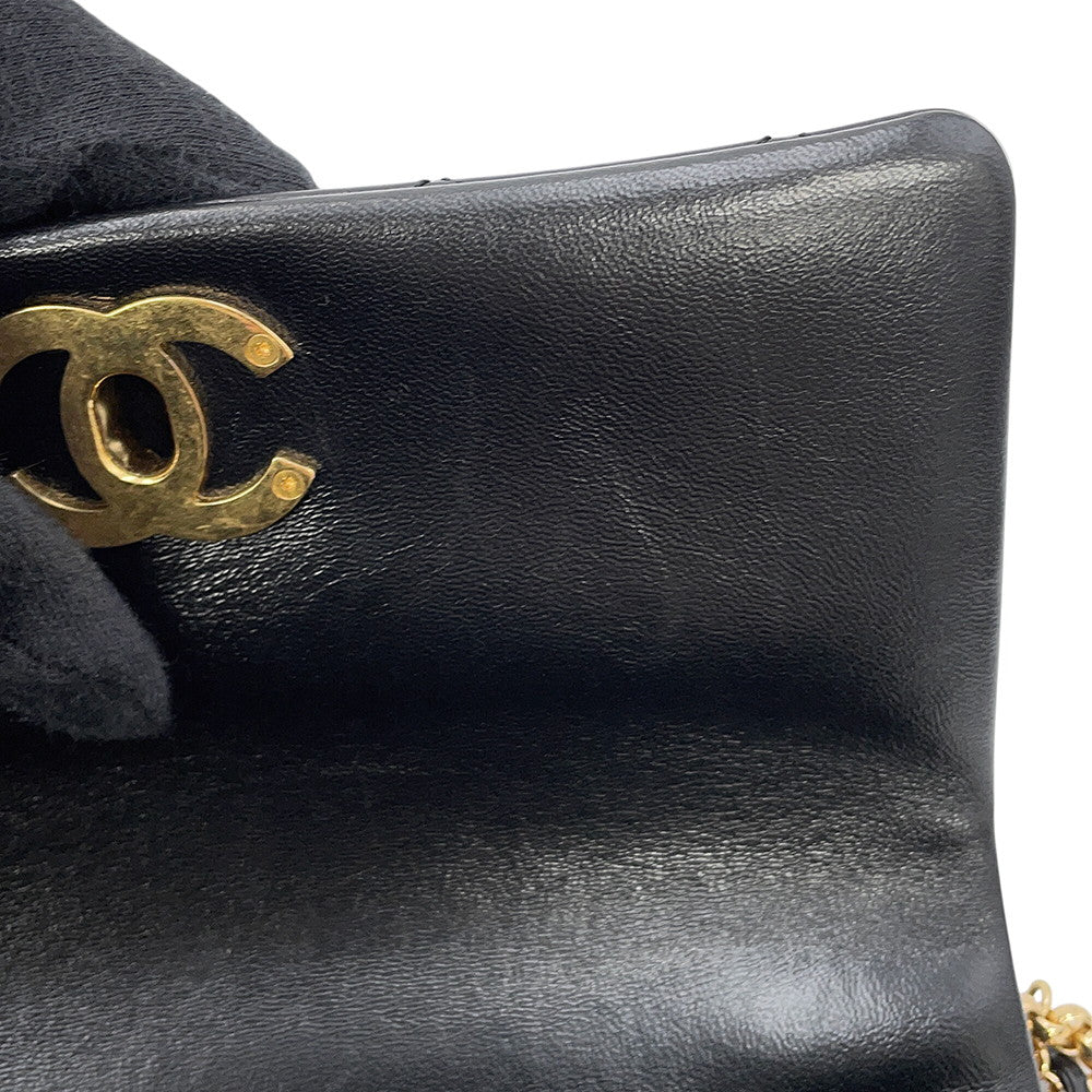 CHANEL Matelasse ChainShoulder BlackAS4972-B17320-94305 Lambskin Size Mini
