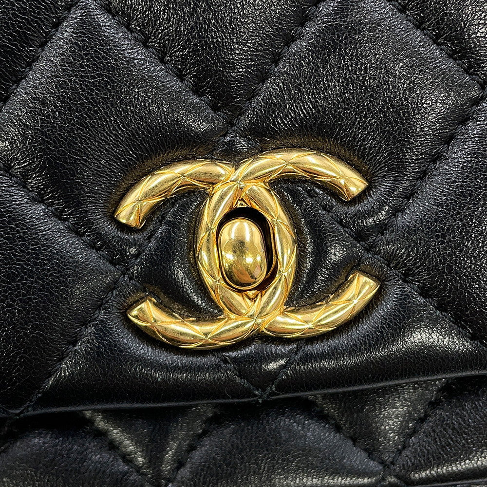 CHANEL Matelasse ChainShoulder BlackAS4972-B17320-94305 Lambskin Size Mini