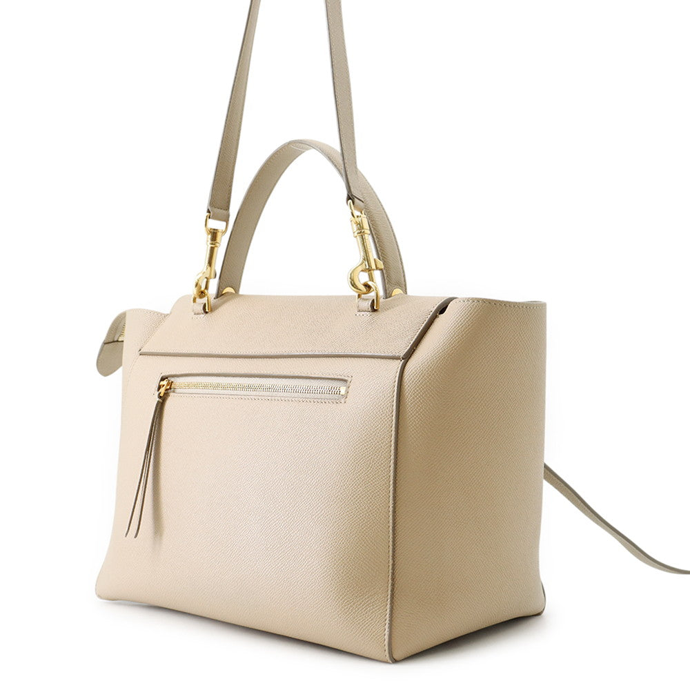 CELINE Belt bag Beige176103 Leather Size Mini