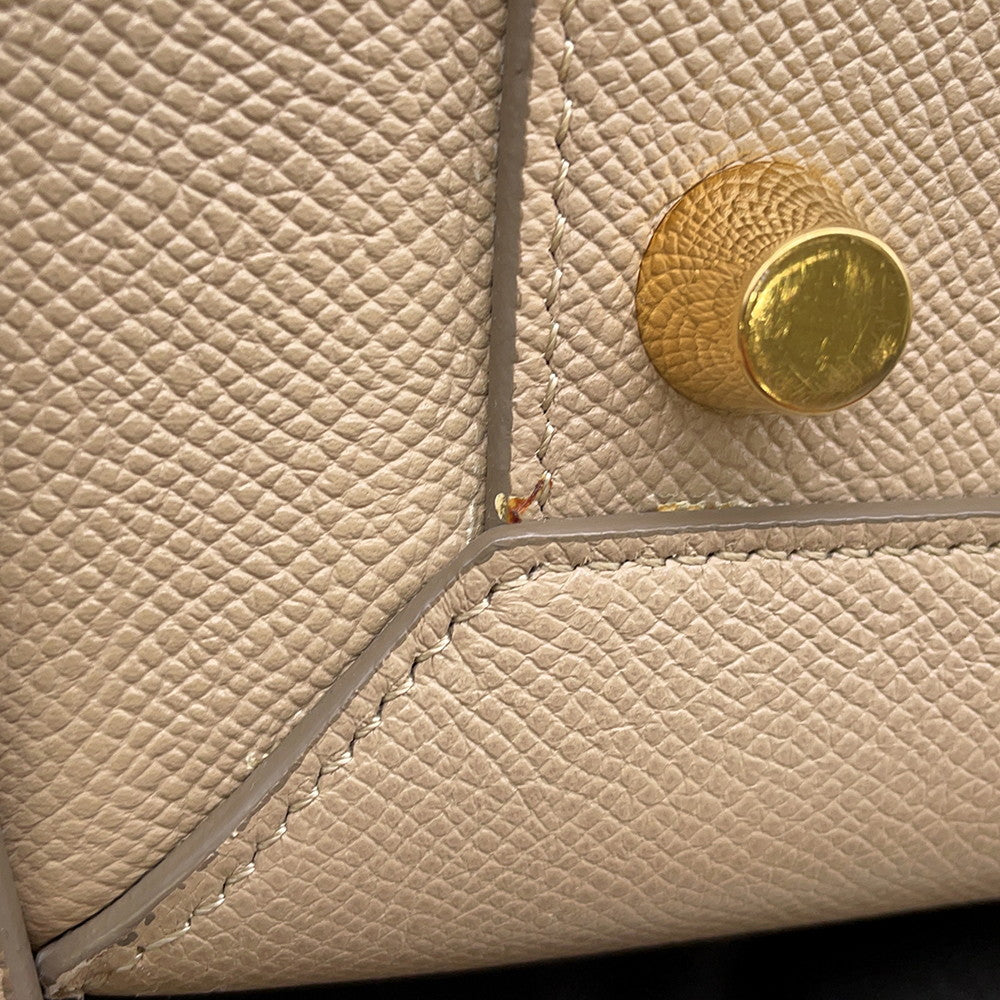 CELINE Belt bag Beige176103 Leather Size Mini