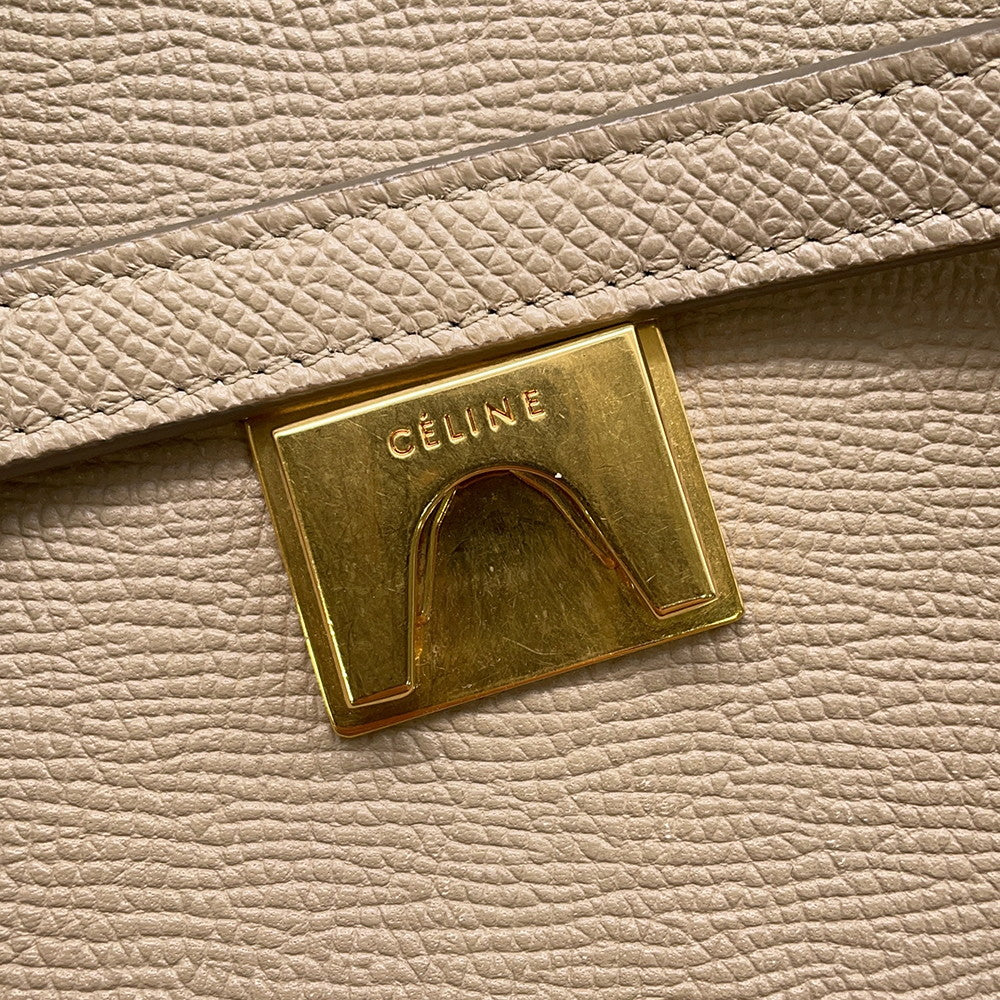 CELINE Belt bag Beige176103 Leather Size Mini