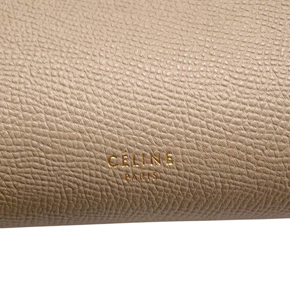 CELINE Belt bag Beige176103 Leather Size Mini
