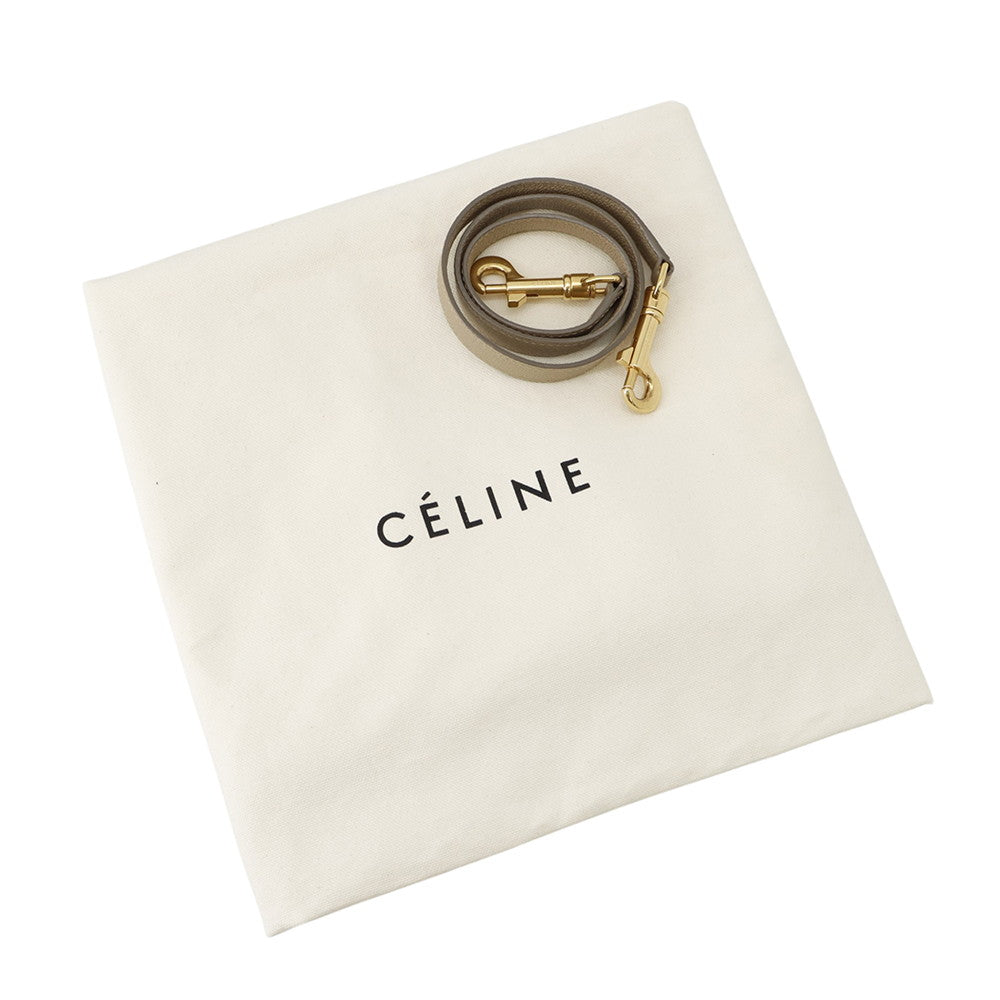 CELINE Belt bag Beige176103 Leather Size Mini