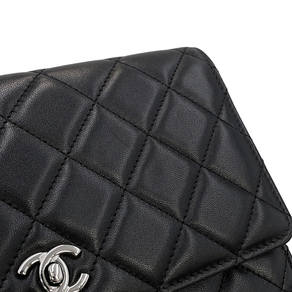 CHANEL Classic Matelasse Chain Wallet BlackAP4241-Y01480-C3906 Lambskin