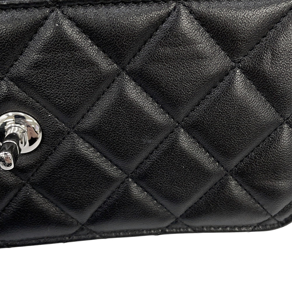 CHANEL Classic Matelasse Chain Wallet BlackAP4241-Y01480-C3906 Lambskin