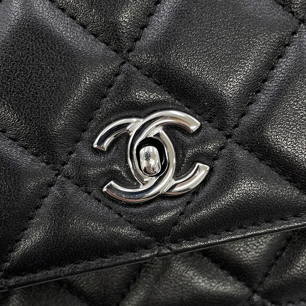 CHANEL Classic Matelasse Chain Wallet BlackAP4241-Y01480-C3906 Lambskin