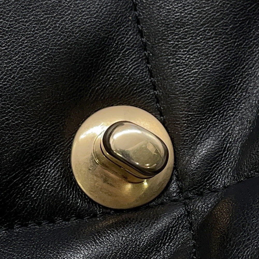 CHANEL CHANEL19 CHANEL19 Matelasse Shoulder Bag BlackAS1161 Shiny Lambskin