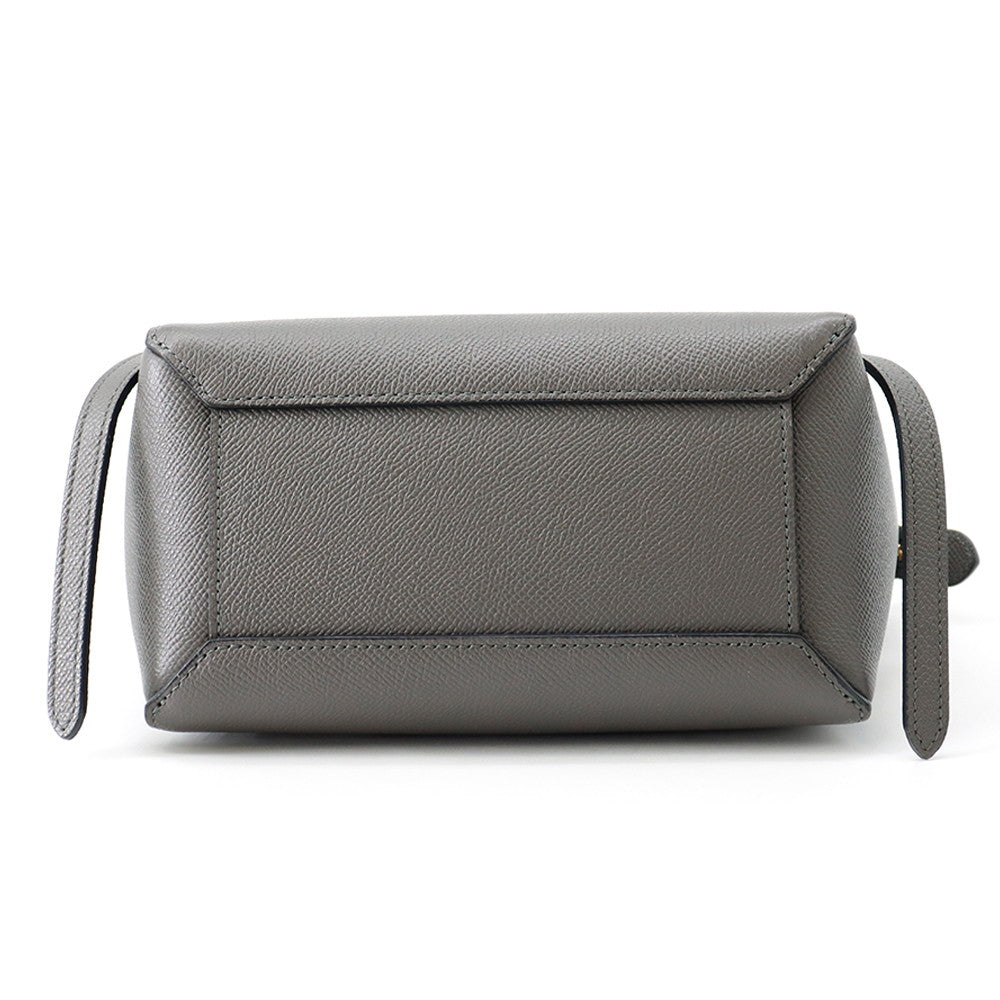 CELINE Belt bag Gray189003 Leather Size Nano
