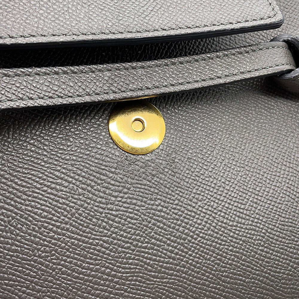 CELINE Belt bag Gray189003 Leather Size Nano