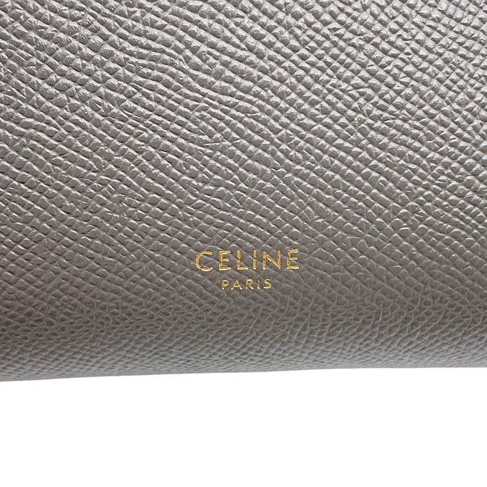 CELINE Belt bag Gray189003 Leather Size Nano