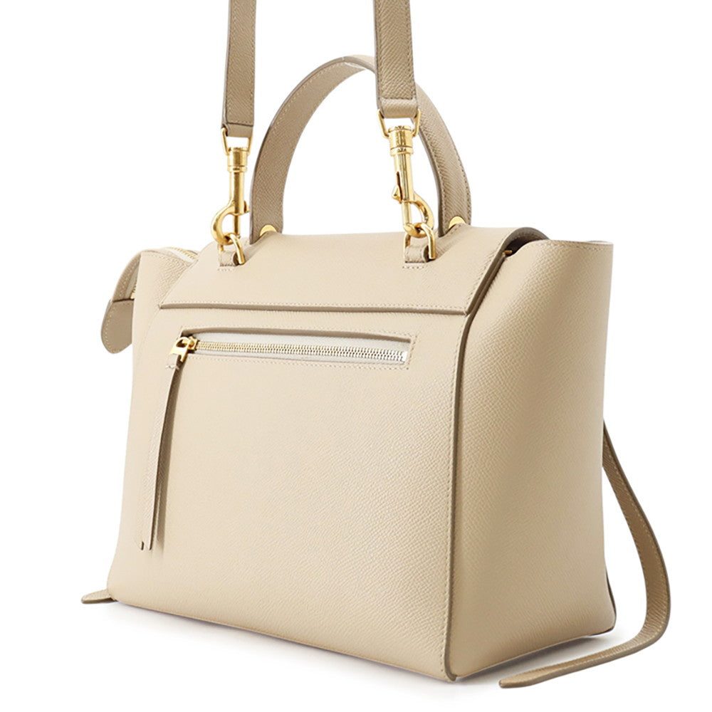 CELINE Belt bag Beige189153 Leather Size micro