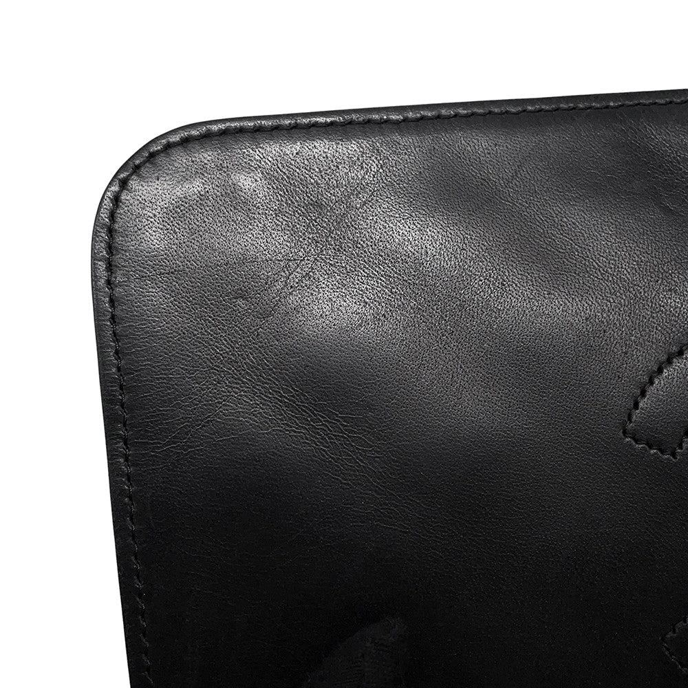 CHANEL Matelasse Push Lock ChainShoulder Bag Black Lambskin