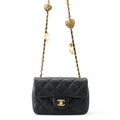 CHANEL Matelasse Chain Shoulder Bag BlackAS3456 Lambskin Size Mini