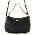 CHANEL Matelasse 2way Bag BlackAP3487 Lambskin