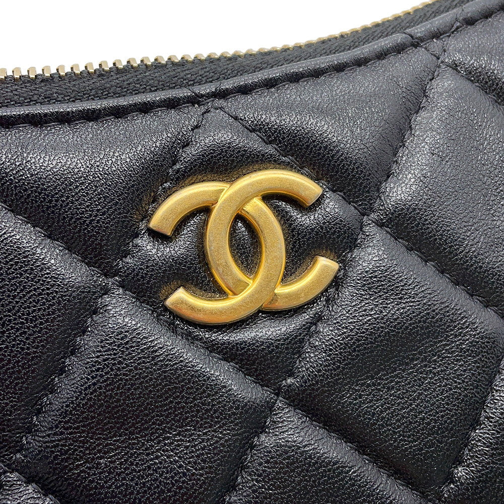 CHANEL Matelasse 2way Bag BlackAP3487 Lambskin