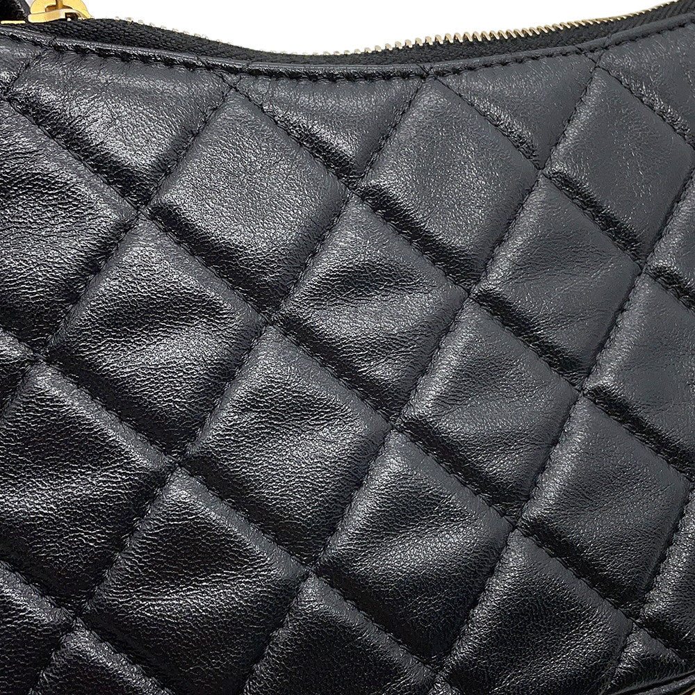 CHANEL Matelasse 2way Bag BlackAP3487 Lambskin