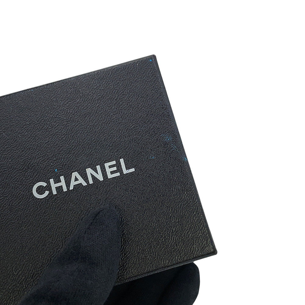 CHANEL Fringe CC Logo Earring Gold Gold Plated