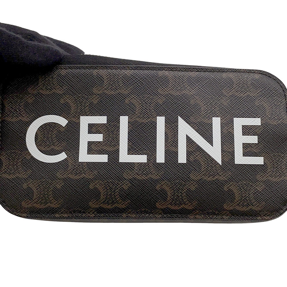 CELINE Horizontal ShoulderPouch Tan10L272DM5 PVC Leather
