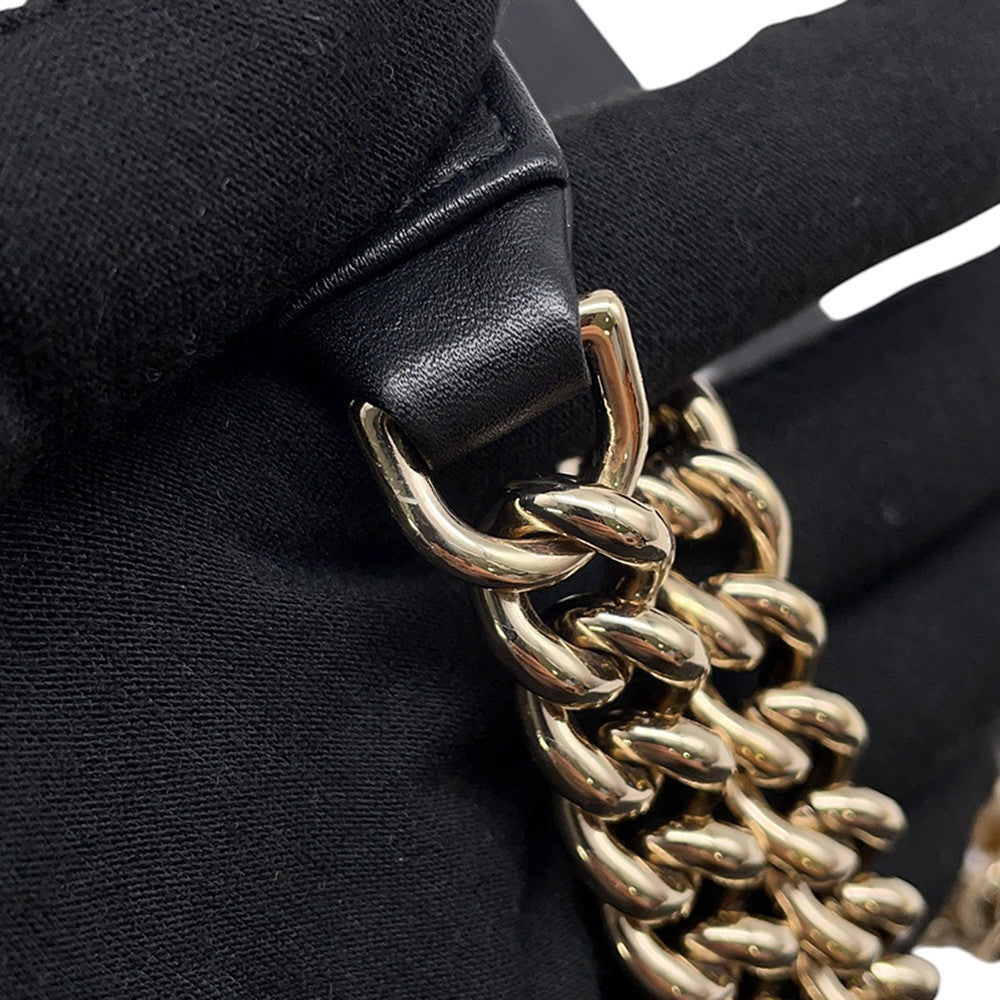 CHANEL Boy Chanel Chen Shoulder BlackAS0130 Lambskin