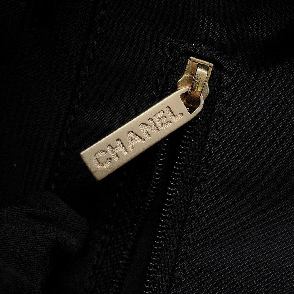 CHANEL New Travel Line Tote MM BlackA15991 Nylon Canvas