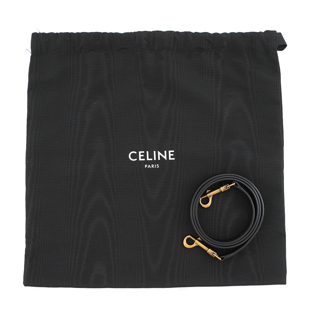 CELINE Luggage shopper Black189243 Smooth Cowhide Leather Size Nano