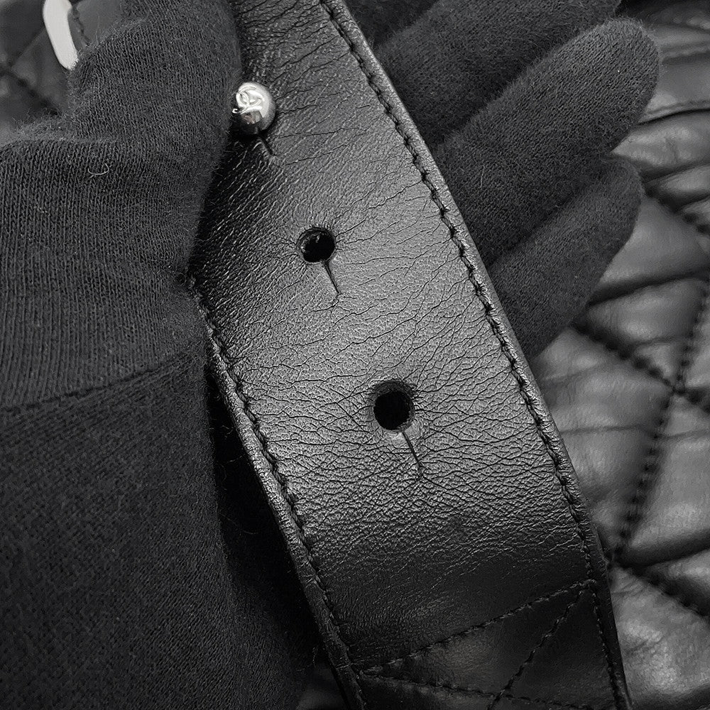 CHANEL Backpack BlackA47094 Leather