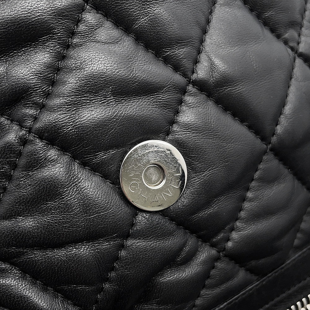 CHANEL Backpack BlackA47094 Leather