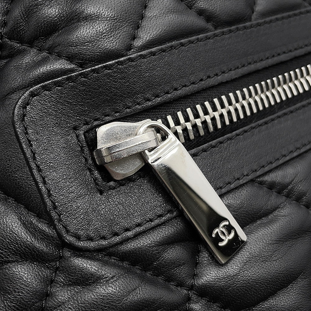 CHANEL Backpack BlackA47094 Leather