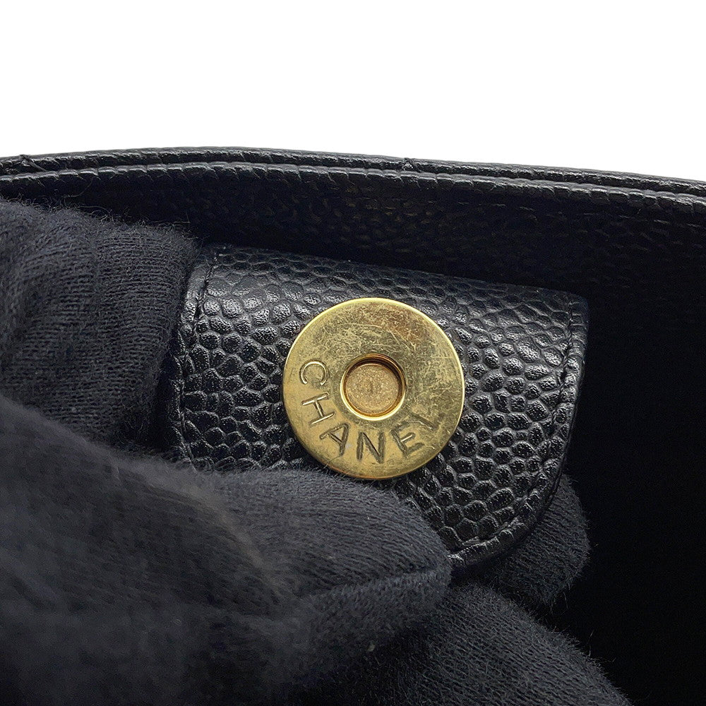 CHANEL PST ChainTote Bag BlackA50994 Caviar Leather
