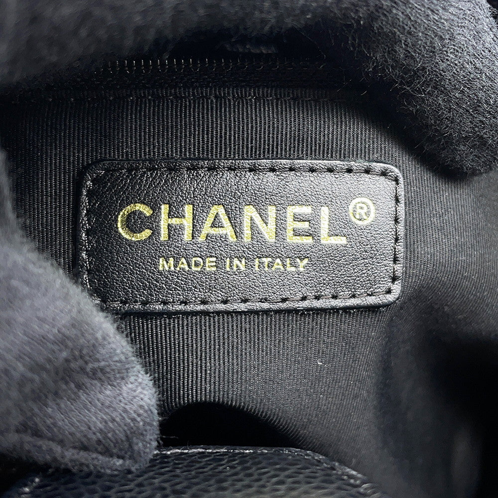 CHANEL PST ChainTote Bag BlackA50994 Caviar Leather
