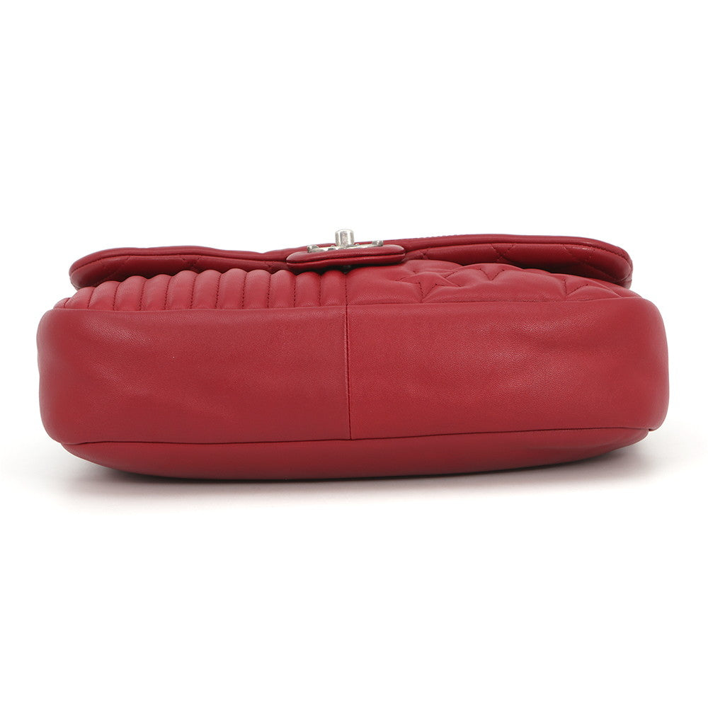 CHANEL Paris-Dallas Flap Bag Red Lambskin