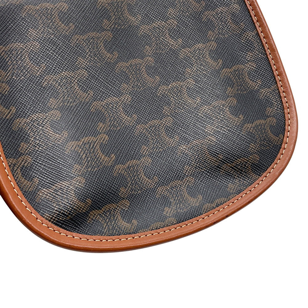 CELINE Mini Busas Shoulder Bag Brown196702BZJ.04LU TriompheCanvas Leather