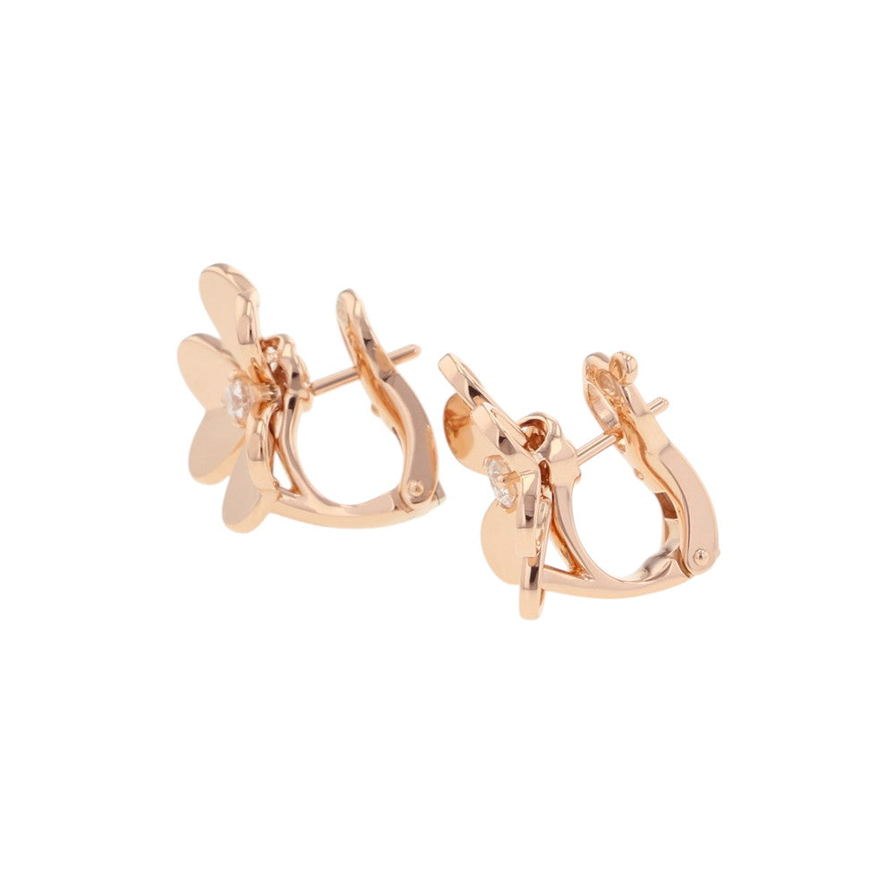 Van Cleef & Arpels Frivole Earring Size SmallVCARPFBK00 18K Pink Gold