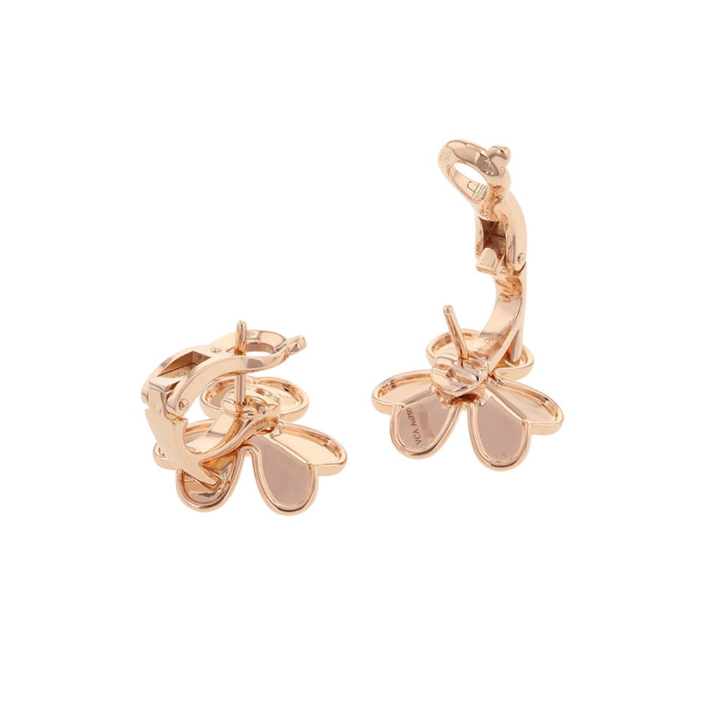 Van Cleef & Arpels Frivole Earring Size SmallVCARPFBK00 18K Pink Gold