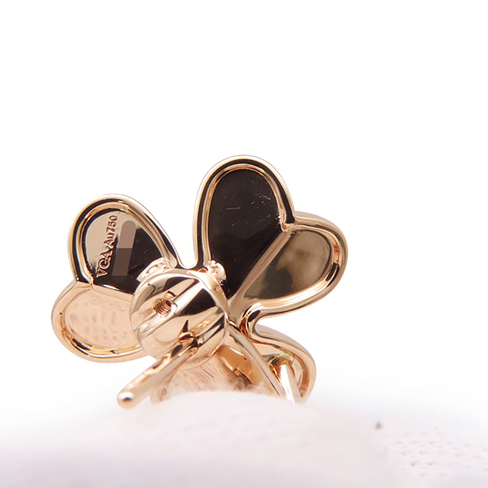 Van Cleef & Arpels Frivole Earring Size SmallVCARPFBK00 18K Pink Gold