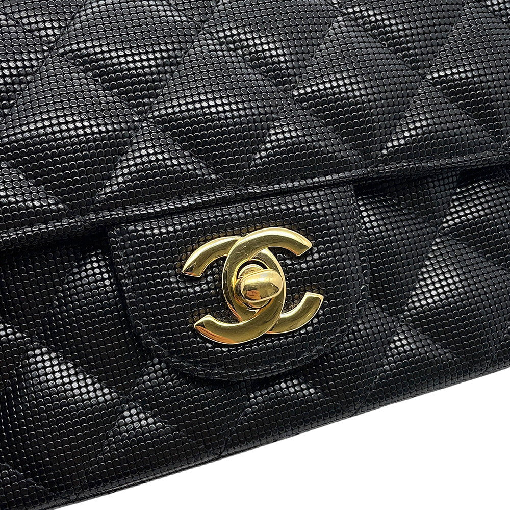 CHANEL Matelasse Chain Shoulder Limited Edition Design BlackA69900 Leather Size 20