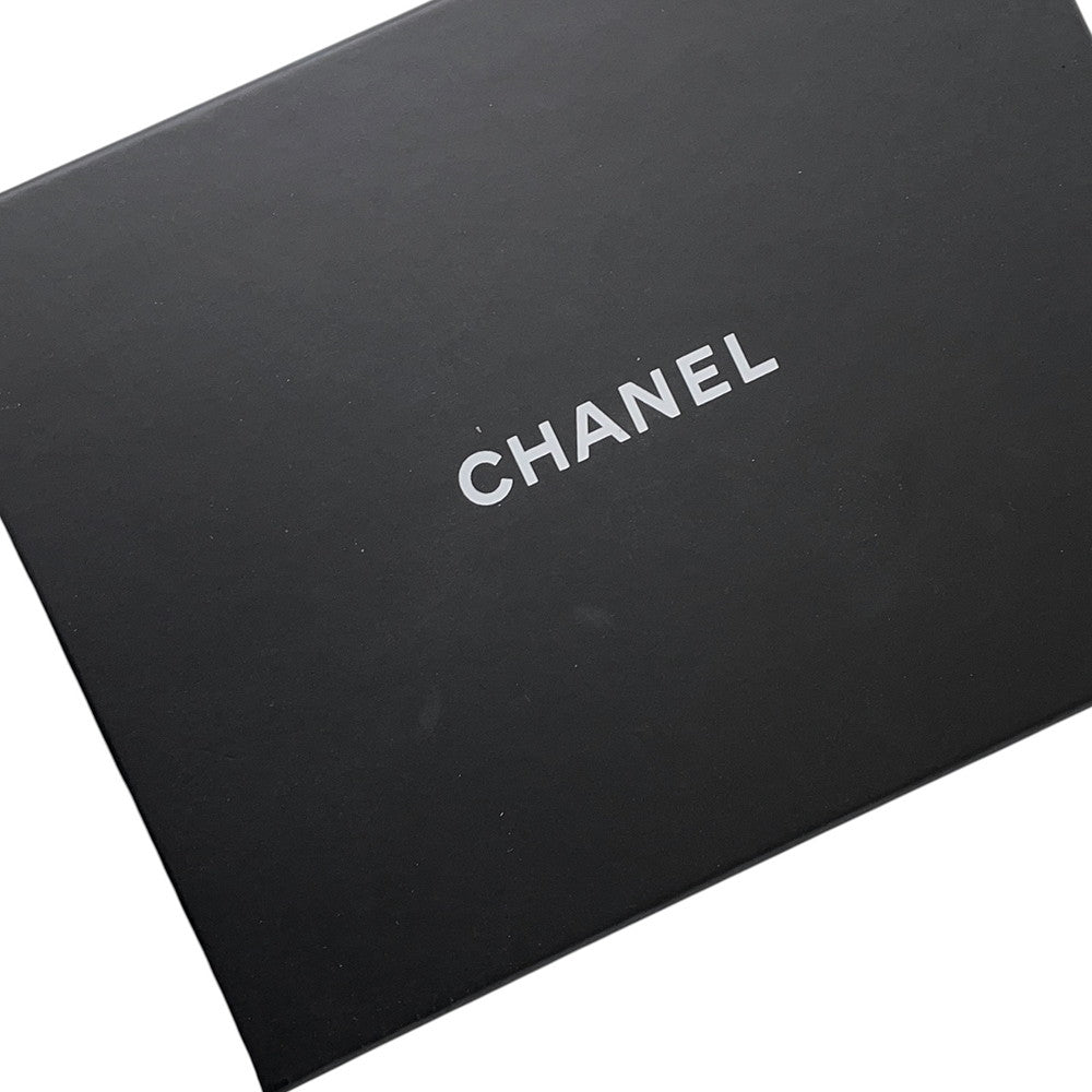 CHANEL Matelasse CC Logo Round Coin Purse BlackAP3594 Caviar Leather