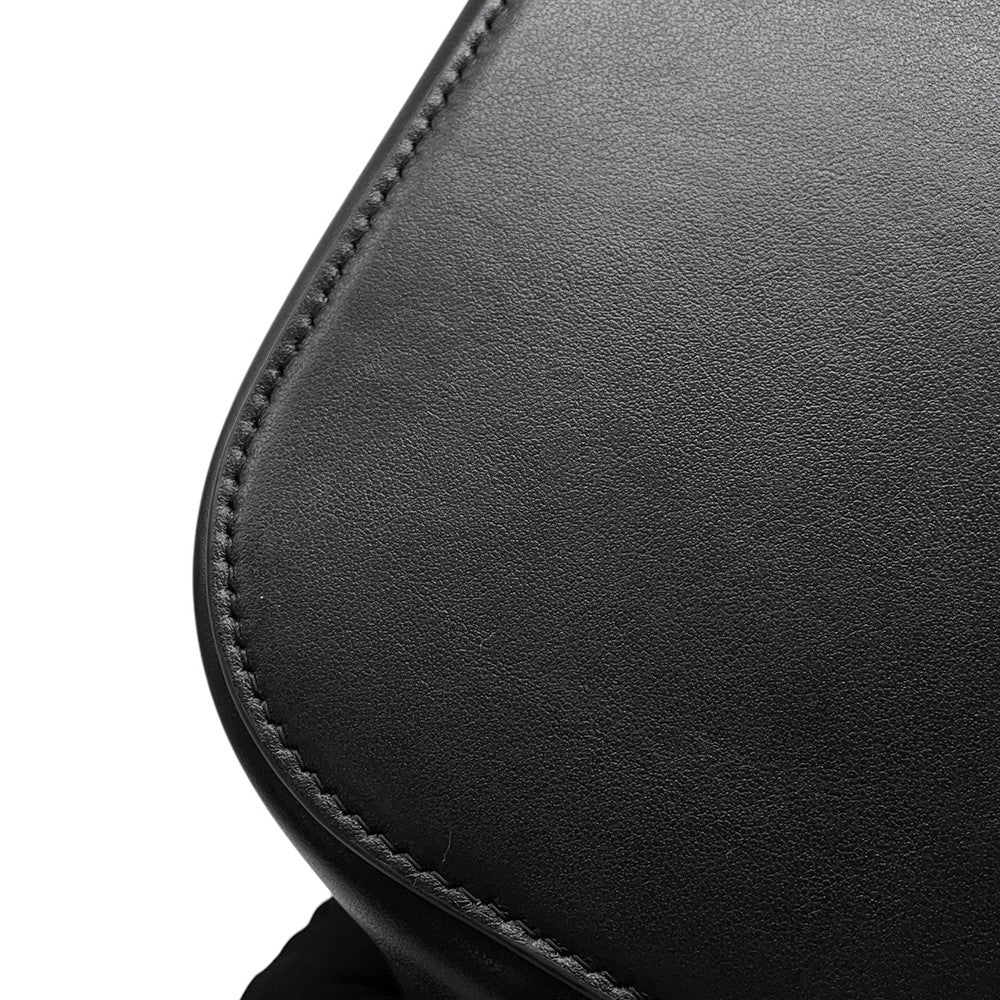 CELINE Triomphe Louise 2-Way Handbag Black119173FX9.38NO Calf Leather Size Small