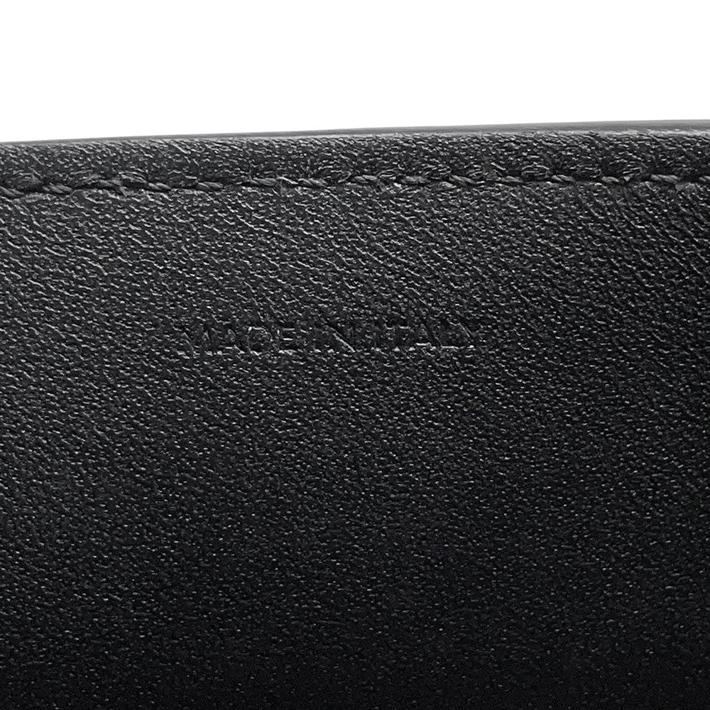 CELINE Triomphe Louise 2-Way Handbag Black119173FX9.38NO Calf Leather Size Small