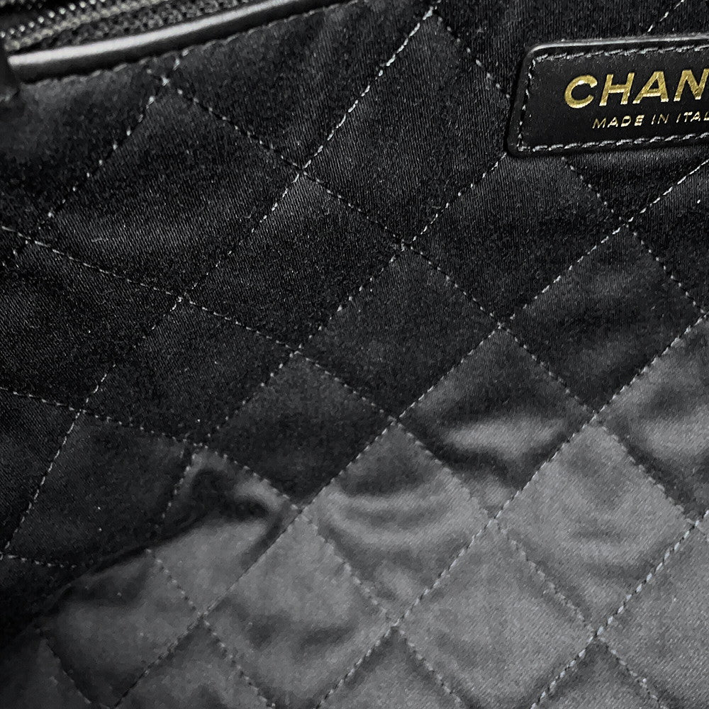 CHANEL CHANEL22 ChainShoulder Bag BlackAS3261 Shiny Calf Leather Size Medium