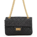 CHANEL 2.55 ChainShoulder Bag BlackAS0874-Y04634-94305 Aged Calf Leather Size Mini