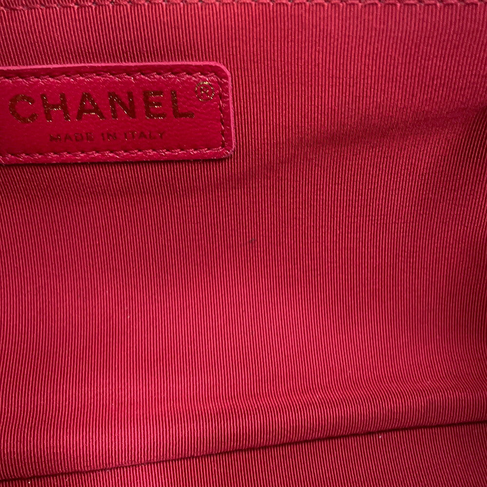 CHANEL Matelasse Top Handle ChainShoulder Bag BlackAS1358 Lambskin