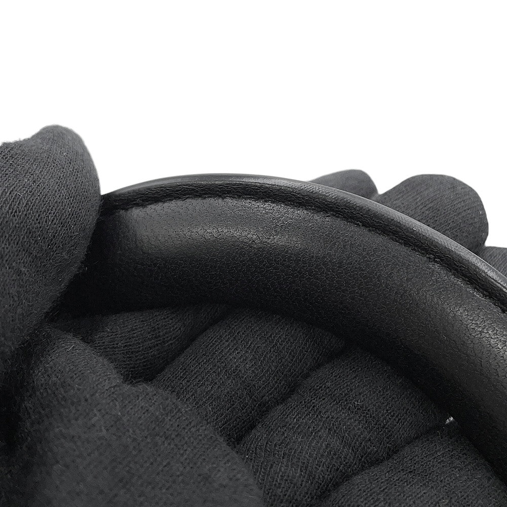 CHANEL Matelasse Top Handle ChainShoulder Bag BlackAS1358 Lambskin
