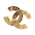 CHANEL CC Logo Brooch Metal