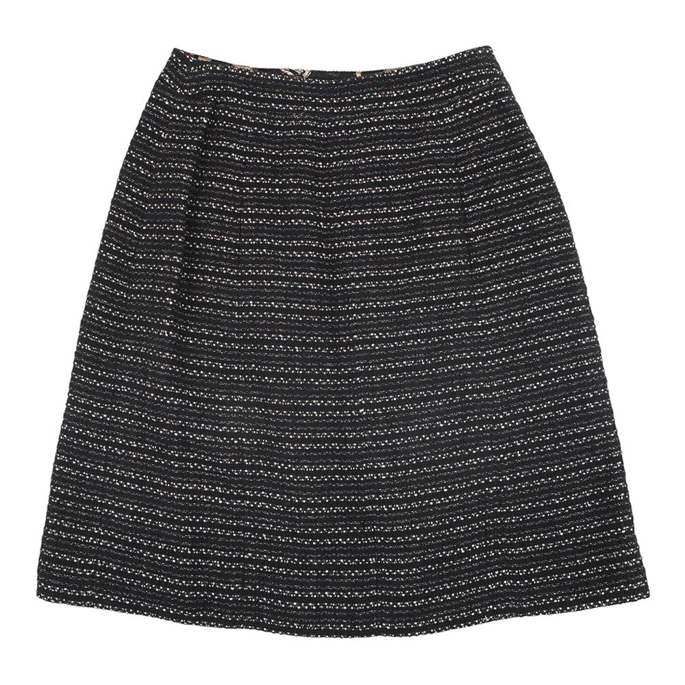 CHANEL Tweed Setup Size 36 Black/BeigeP25499W03501 Cotton Lin