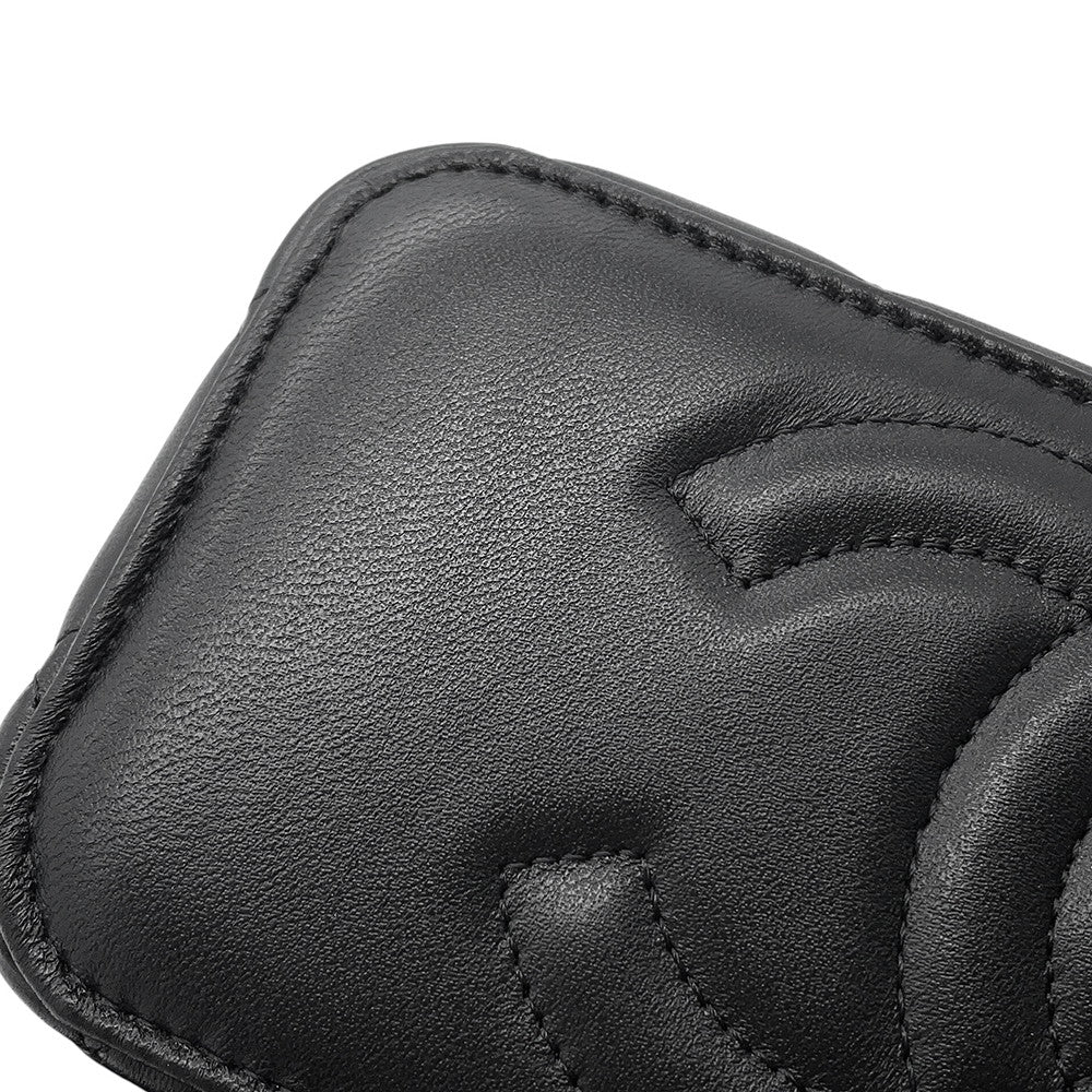 CHANEL Matelasse Top Handle Chain Vanity Bag BlackAP2199 Lambskin